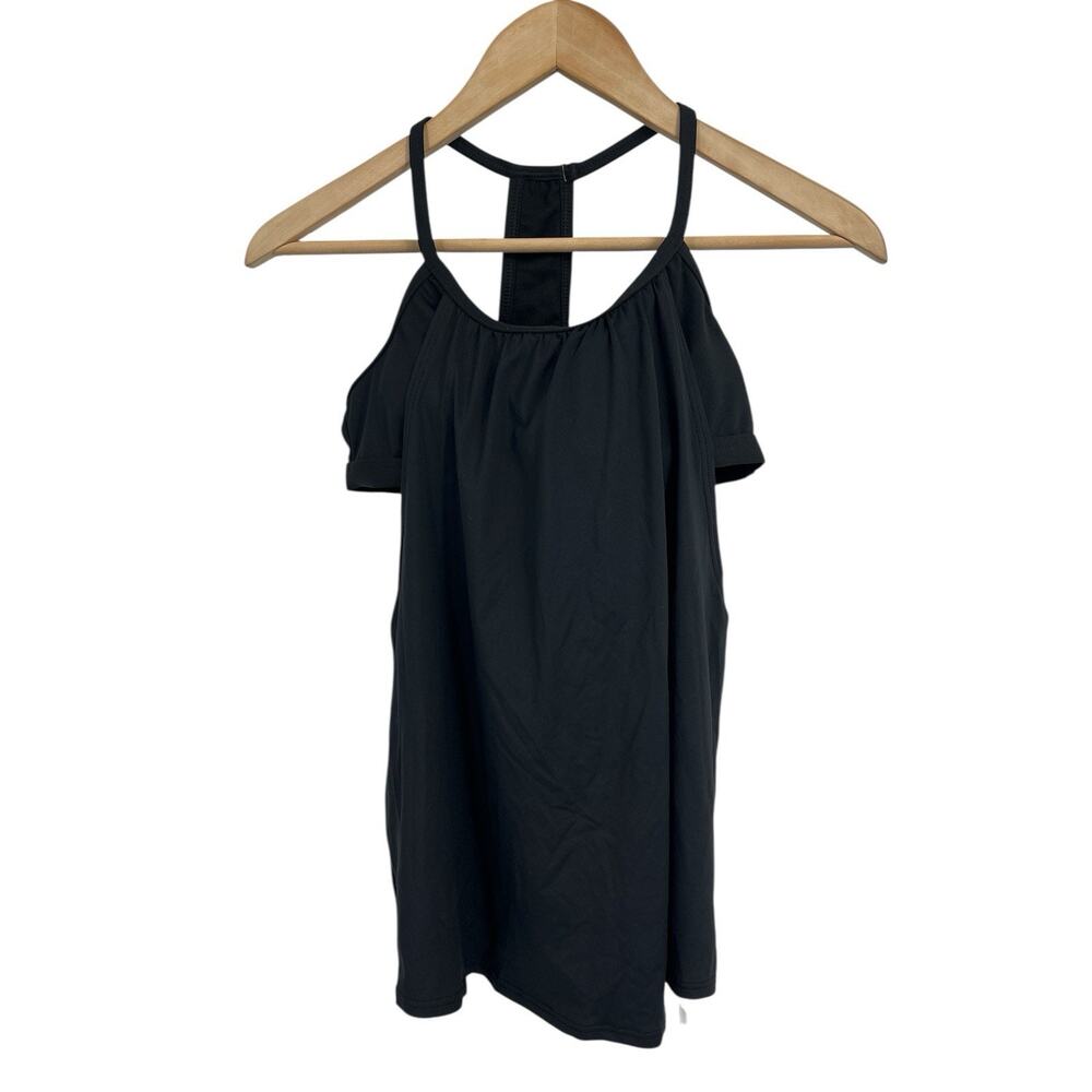TYR Black 2 In 1 Tank Sports Bra XS NWT